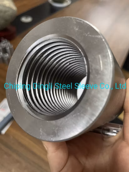 Threaded Rebar Mechanical Connector Coupler in Building Material Rebar Coupler