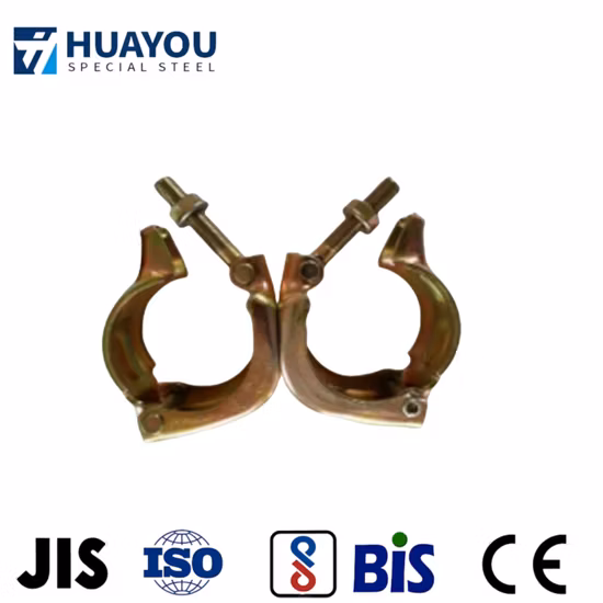 En74-1 Bb Standard Drop Forged Steel Double Coupler/Fixed Clamp/Right Angle Coupler for German/Layher Scaffolding System